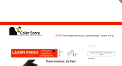 Desktop Screenshot of learncolorpiano.com